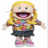 14" Cindy, Peach Girl, Hand Puppet view 1