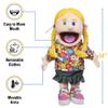 14" Cindy, Peach Girl, Hand Puppet view 3