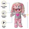 14" Kimmie, Pink Girl, Hand Puppet view 3