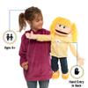 Katie, Peach Girl, Full Body, Ventriloquist Style Puppet, (25 Inches) view 2