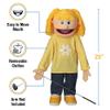 Katie, Peach Girl, Full Body, Ventriloquist Style Puppet, (25 Inches) view 3
