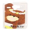 Gourmandise Bear in this Aquos Phone Zeta (SH-06E) corresponding Character Jacket kg  A view 1