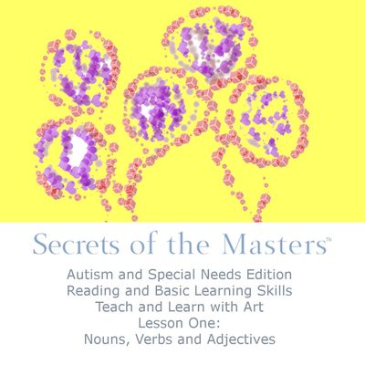 Autism and Special Needs Edition: Reading and Basic Learning Skills, Lesson One: Nouns, Verbs and Adjectives - Teach and Learn with Art