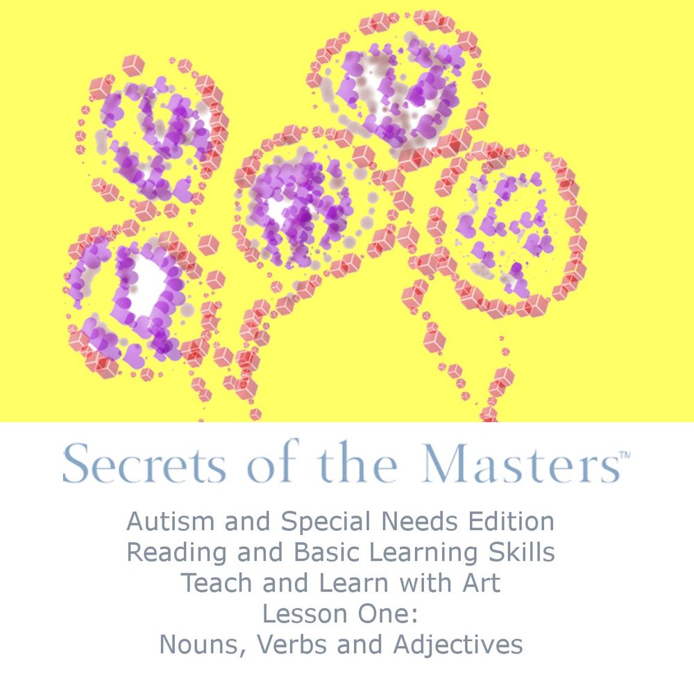 Autism and Special Needs Edition: Reading and Basic Learning Skills, Lesson One: Nouns, Verbs and Adjectives - Teach and Learn with Art