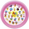 Igarashi ABC (Round) Pool (Pink) 47.2 inches (120 cm), Diameter 47.2 inches (120 cm), Height 10.2 inches (26 cm) view 1
