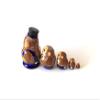 BuyRussianGifts 1.25" Tall Monkey MINI Nesting Dolls Russian Hand Carved Hand Painted 5 Piece Matryoshka in Each Set view 2