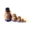 BuyRussianGifts 1.25" Tall Monkey MINI Nesting Dolls Russian Hand Carved Hand Painted 5 Piece Matryoshka in Each Set view 3