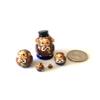 BuyRussianGifts 1.25" Tall Monkey MINI Nesting Dolls Russian Hand Carved Hand Painted 5 Piece Matryoshka in Each Set view 4
