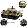 Cheerwing 1:72 German Tiger I Panzer Tank Remote Control Mini RC Tank with Rotating Turret and Sound view 4