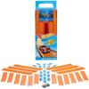 Hot Wheels Toy Car Straight Track Set with 37 Component Building Parts & 1:64 Scale Vehicle view 1