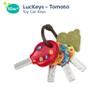 B. toys LucKeys Pretend Play Keys 4 Textured Toy Keys for Babies & Toddlers Flashlight & Car Sounds 10+ Months view 2