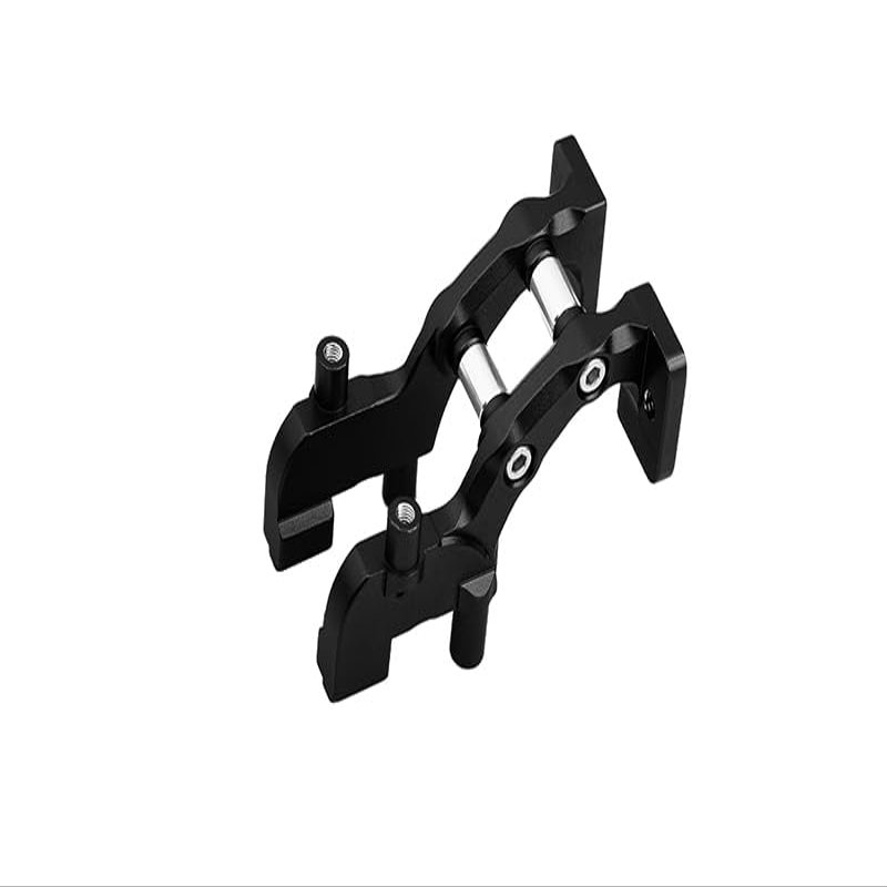 GPM For Traxxas 1/16 Mini E-Revo Upgrade Parts Aluminum Rear Wing Mount - 1 Set Black