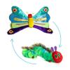 KIDS PREFERRED World of Eric Carle, The Very Hungry Caterpillar Butterfly Reversible Stuffed Animal Plush Toy, 16",Green view 1
