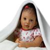 The Ashton-Drake Galleries Interactive African American Black Baby Doll, Lifelike & Touch Activated Cooing, Sweet Butterfly Kisses, 19 inches, Pink view 4