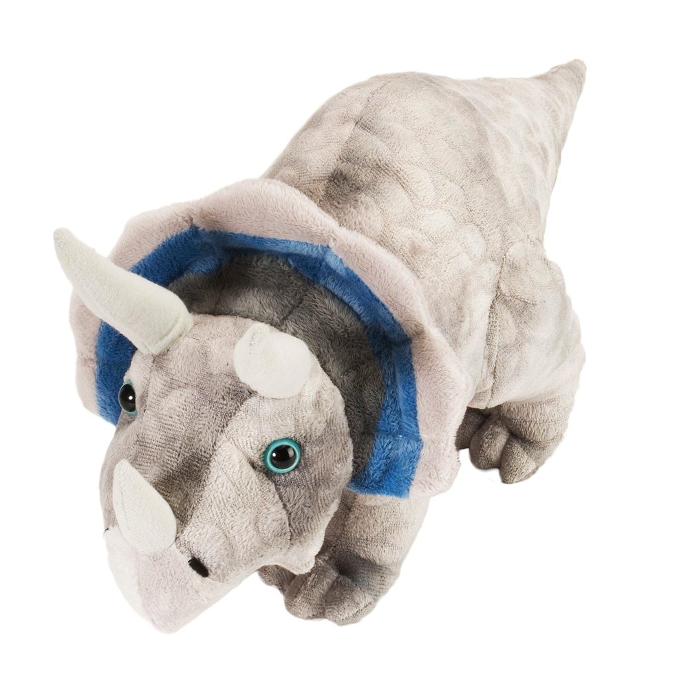 Wild Republic Triceratops Plush, Dinosaur Stuffed Animal, Plush Toy, Gifts for Kids, Dinosauria 15"