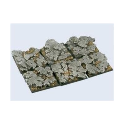 Battle Ruins Bases 40x40mm (2)