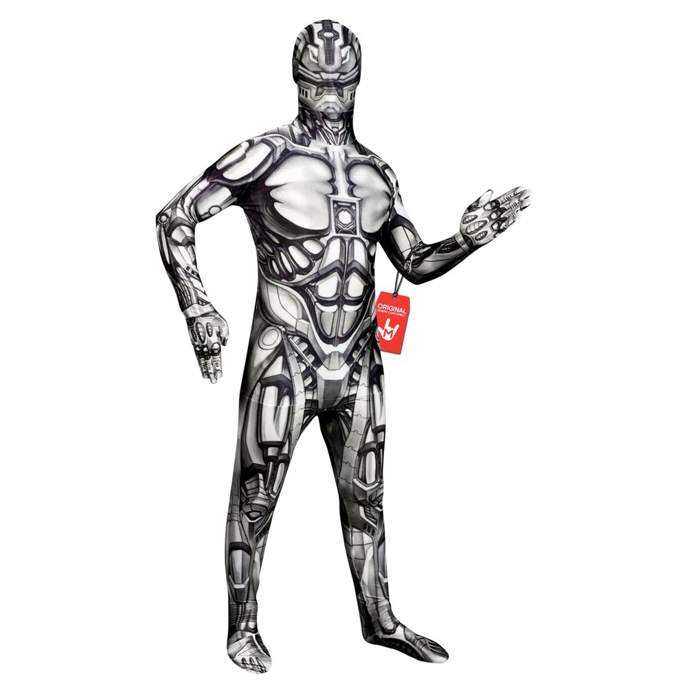 Morphsuits Kids Android Monster Costume - Small 3'-3'5 / 6-8 Years