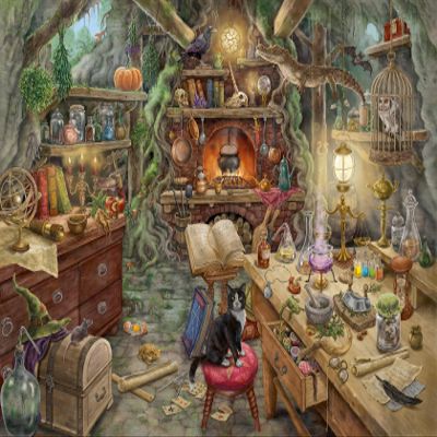 Ravensburger 759-Piece Escape Puzzle - The Witches' Kitchen | Engaging Jigsaw for Kids & Adults | Exciting Escape Room Experience | Ideal for Family Game Nights | FSC-Certified Materials