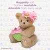 Bearington Casey Teddy Bear Cupcake Birthday Plush - 10" Brown Birthday Stuffed Animal with Soft Faux Fur Wearing A Hair Bow and Plush Cupcake - Adorable Bear Stuffed Animal Gift for Toddlers and Kids view 2
