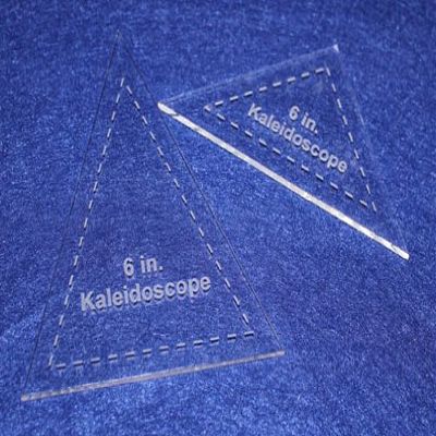 2 Pc Kaleidoscope Set - 1/8 Inch for 6 Inch Finished Square W/Seam Allowance