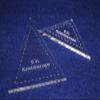 2 Pc Kaleidoscope Set - 1/8 Inch for 6 Inch Finished Square W/Seam Allowance view 2
