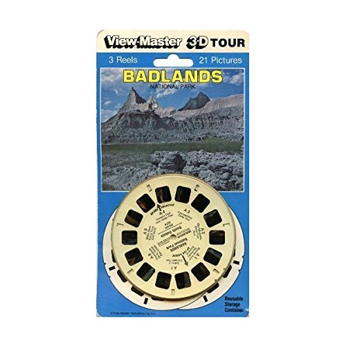 Badlands National Park - Classic ViewMaster - 3 Reels Set - New