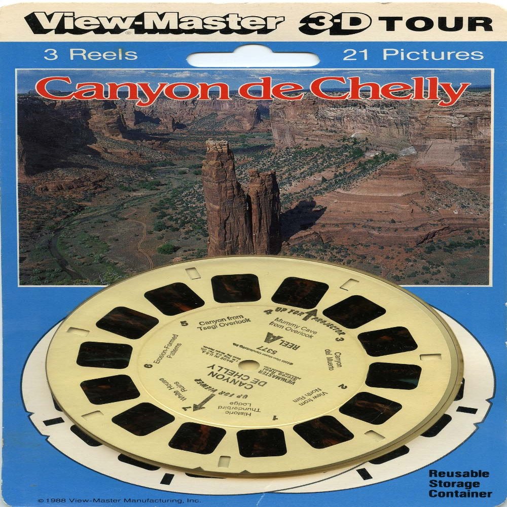 Canyon de Chelly - Classic ViewMaster - 3 Reels on Card- New