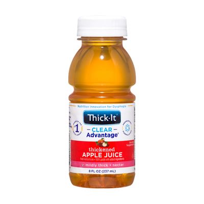 Thick-It Clear Advantage Mildly Thick Apple Juice, 8 oz, 24 Pack