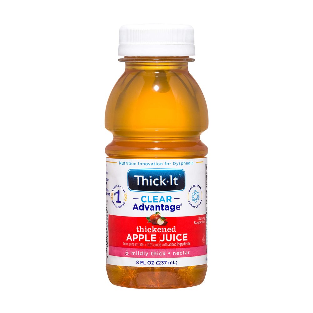 Thick-It Clear Advantage Mildly Thick Apple Juice, 8 oz, 24 Pack