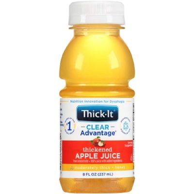 Thick-It Clear Advantage Moderately Thick Apple Juice, 8 oz, 24 Pack