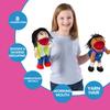 Fun Express Hand Puppets for Kids - 8 Multicultural Plush Puppets with Movable Mouths for Speech Therapy, Social Emotional Learning & Dramatic Play | 14 Inch Educational Toys for Classroom & Home Use view 2