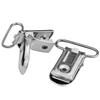 25pcs 1" Pacifier Suspender Clips, Marrywindix Pacifier Clips for Making Pacifier Holders Bib Clips Toy Holder Silver view 3