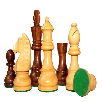 4" King Height - Collector Edition Wooden Chess Pieces Staunton Figure Figurine