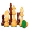 4" King Height - Collector Edition Wooden Chess Pieces Staunton Figure Figurine view 1