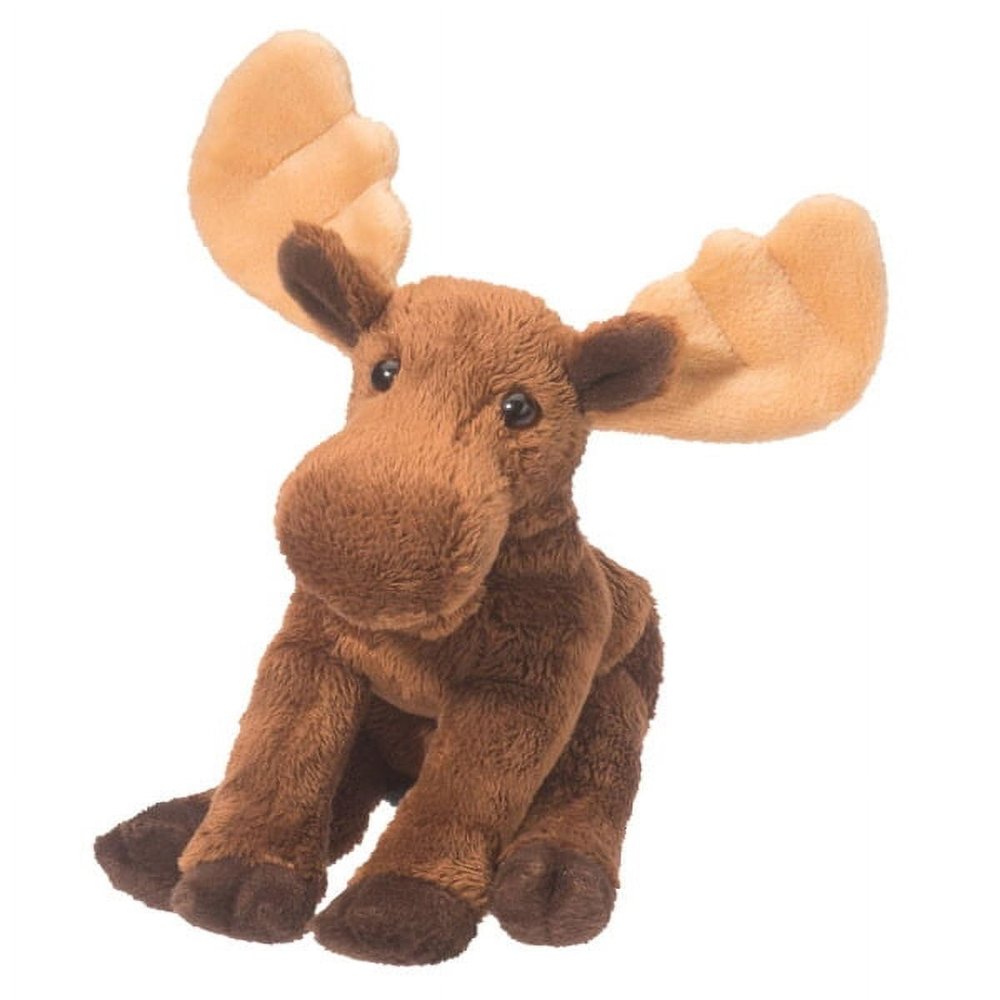Douglas Sigmund Moose Plush Stuffed Animal Soft, Realistic Forest Wildlife Toy, Cuddly Gift for Kids & Collectors, 10-inch Long