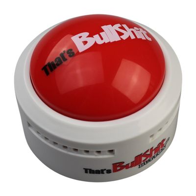 Talkie Toys Products Thats BS Button - Lights Up and Funny BS Sayings - Fun Prank & Gag Gift