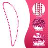 Windy City Novelties 12-Pack - 33" 7mm Mardi Gras Bead Necklaces in Vibrant Colors for Mardi Gras and St. Patricks Day Celebrations view 3