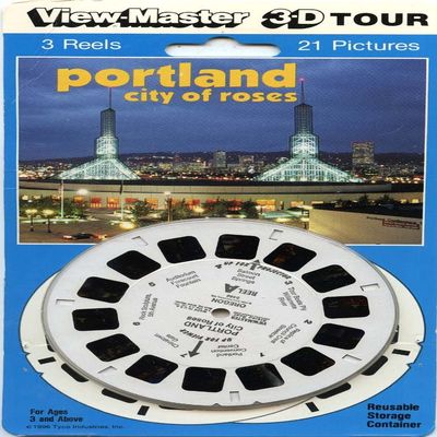 Portland, Oregon City of Roses - Classic ViewMaster - 3 Reels on Card- New