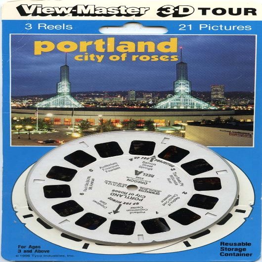 Portland, Oregon City of Roses - Classic ViewMaster - 3 Reels on Card- New