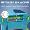 Constructive Playthings Little Helper 12-Piece Kids Cleaning Set with Toy Vacuum, Cart, Broom, and Mop, Pretend Play Toddler Cleaning Toy Set for Kids Ages 3+, Multicolor view 4