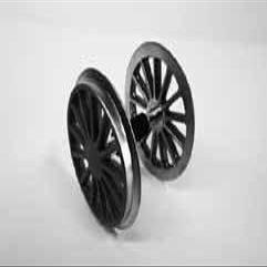 BB Plated Wheelset BR194, Black, Piko 36082