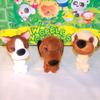 6 Pieces of the Moving Bobbling Head Mutt Big Nose Dogs Large Head Small Body view 1