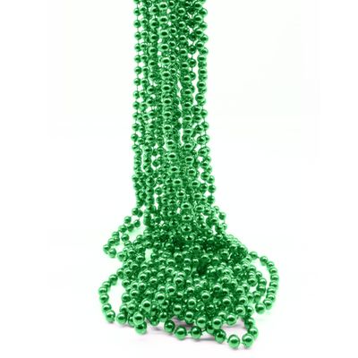 Windy City Novelties 12-Pack - 33" 7mm Mardi Gras Bead Necklaces in Vibrant Colors for Mardi Gras and St. Patricks Day Celebrations