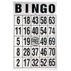 Giant Print Bingo Card - Black on White Background view 1