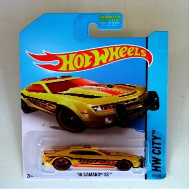 '10 Camaro SS (Yellow) Diecast Car (Hot Wheels)(2013)