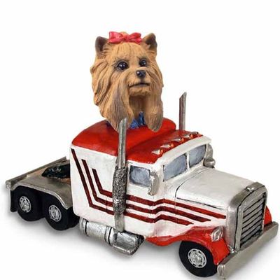Yorkshire Terrier Truck Tractor Doogie Collectable Figurine