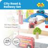 Bigjigs Rail City Road and Railway Set view 3