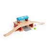 Bigjigs Rail, Overground Station, Wooden Toys, Wooden Train Shed, Train Toys, for 3 4 5 Year Olds view 1