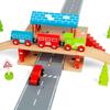 Bigjigs Rail, Overground Station, Wooden Toys, Wooden Train Shed, Train Toys, for 3 4 5 Year Olds view 2