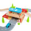 Bigjigs Rail, Overground Station, Wooden Toys, Wooden Train Shed, Train Toys, for 3 4 5 Year Olds view 3